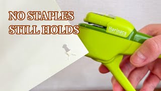 A Stapler That Uses No Staples | KOKUYO Harinacs