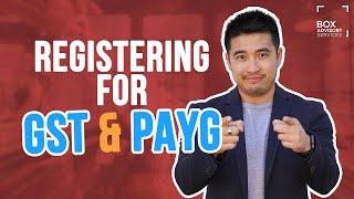 Registering GST & PAYG  Website WALKTHROUGH