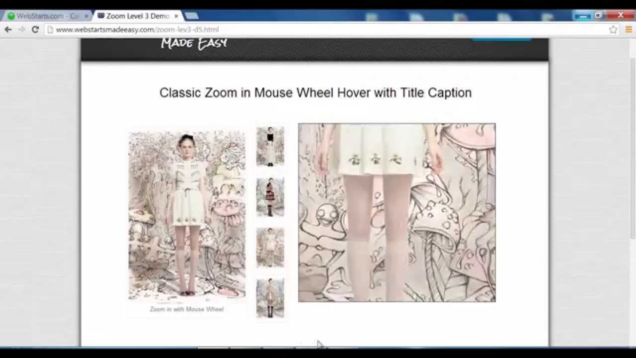 C Chart Zoom Mouse Wheel