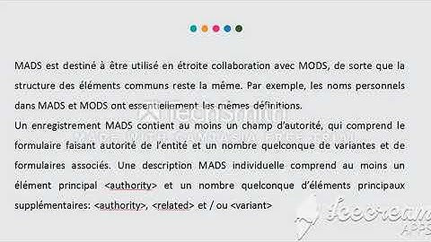 Metadata Authority Description Schema (MADS)