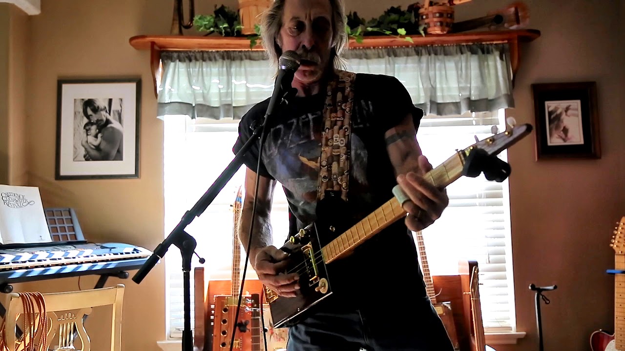 Take The Last Train To Clarksville on 3 string cigarbox guitar YouTube