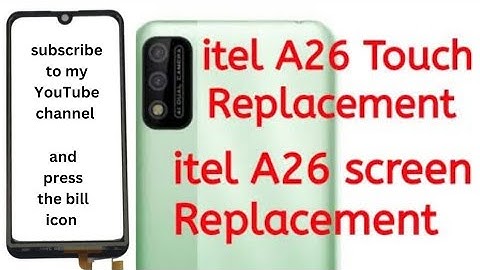itel A26 touch replacement || itel A26 screen touch replacement
