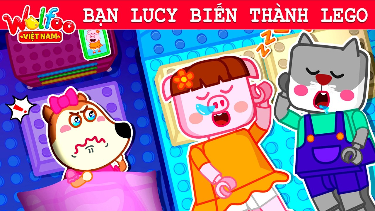 Wolfoo Việt Nam ⭐ Ôi Không! Bạn Tôi Biến Thành Lego Rồi! Câu Chuyện Tình Bạn | Hoạt Hình Thiếu Nhi