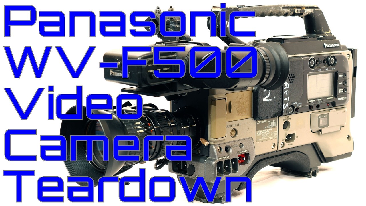 EW0246 - Panasonic WV-F500 Video Camera Teardown - YouTube