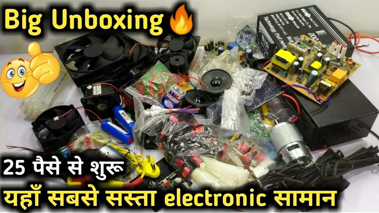 Electronic Components Buy In Lockdown ,very Cheap Price // सबसे सस्ता 😍