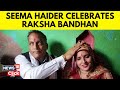 Seema haider ties rakhi to her lawyer ap singh  seema haider pakistan news  raksha bandhan