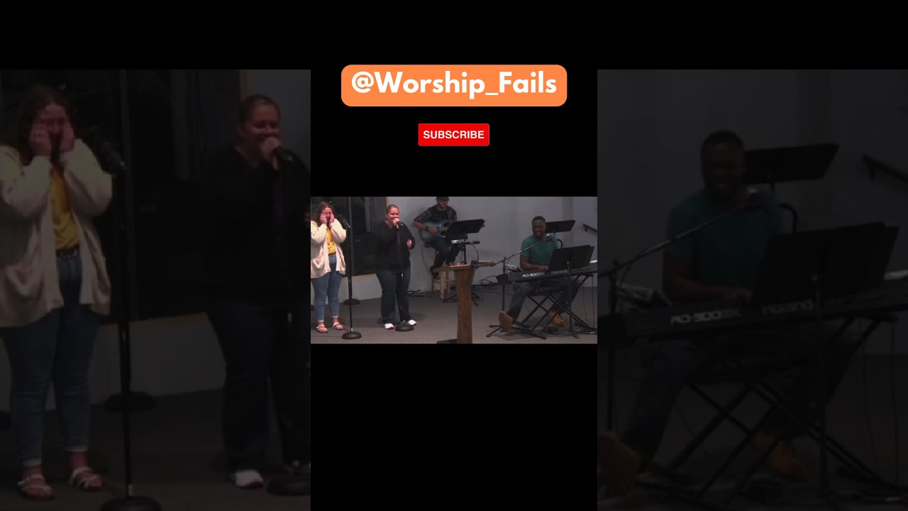 HE GOT A CRAMP DURING WORSHIP 😭 