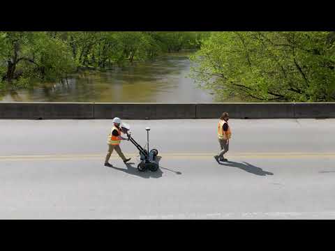 Scanning Asphalt Covered Bridge Decks with Multichannel GPR | Harbourside Engineering Group