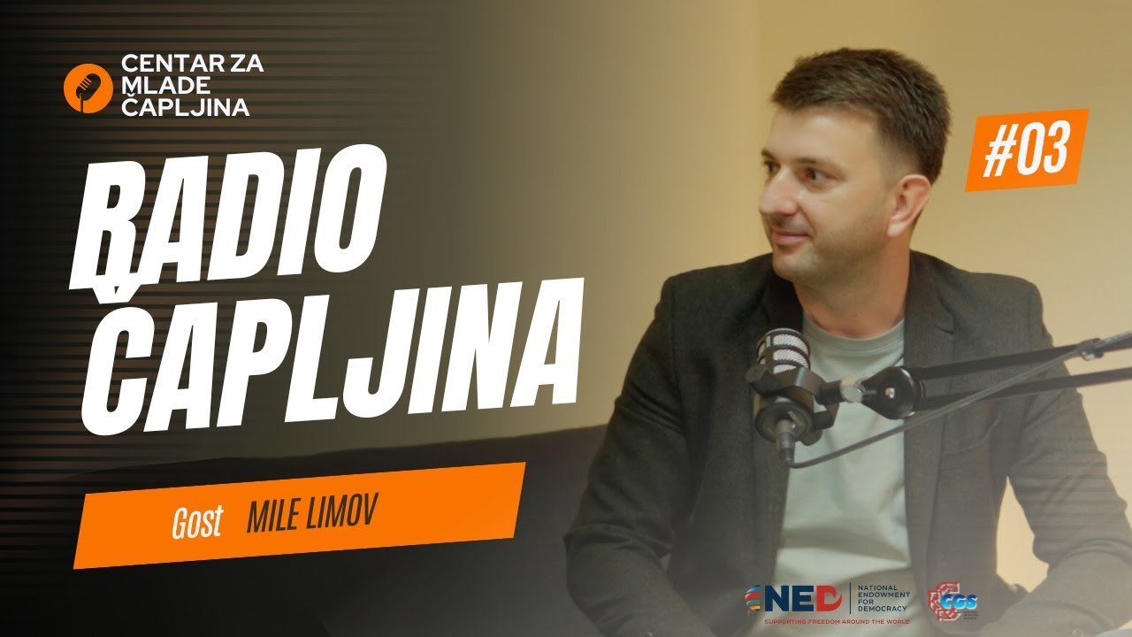 Podcast GLAS MLADIH ČAPLJINE: Gost Mile Limov EP3