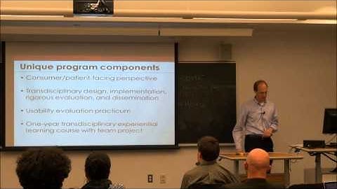 NEU Personal Health Informatics Doctoral Program Open House - Program Overview