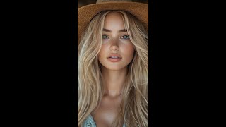 Stunning Natural Beauty with Bohemian Hat #fashion #boho #naturalbeauty