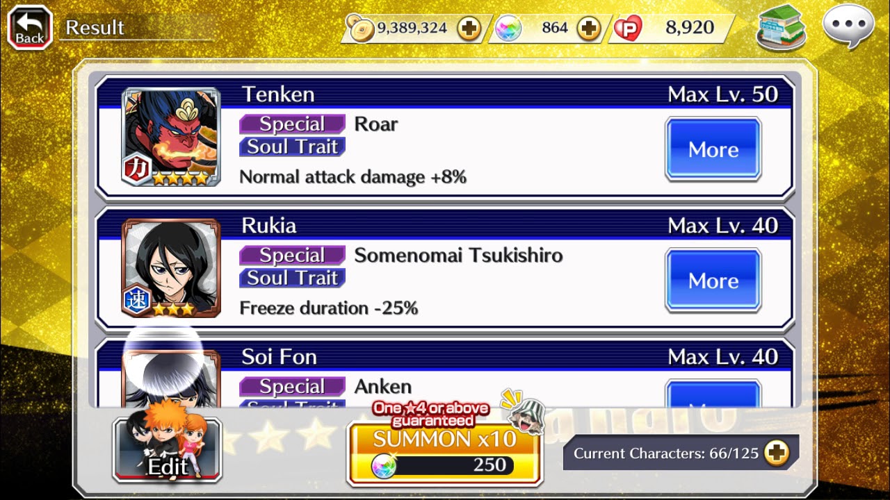 Bleach Brave souls how to get a guarantee a 5 star