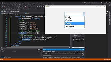 How to Using Array in Visual Basic