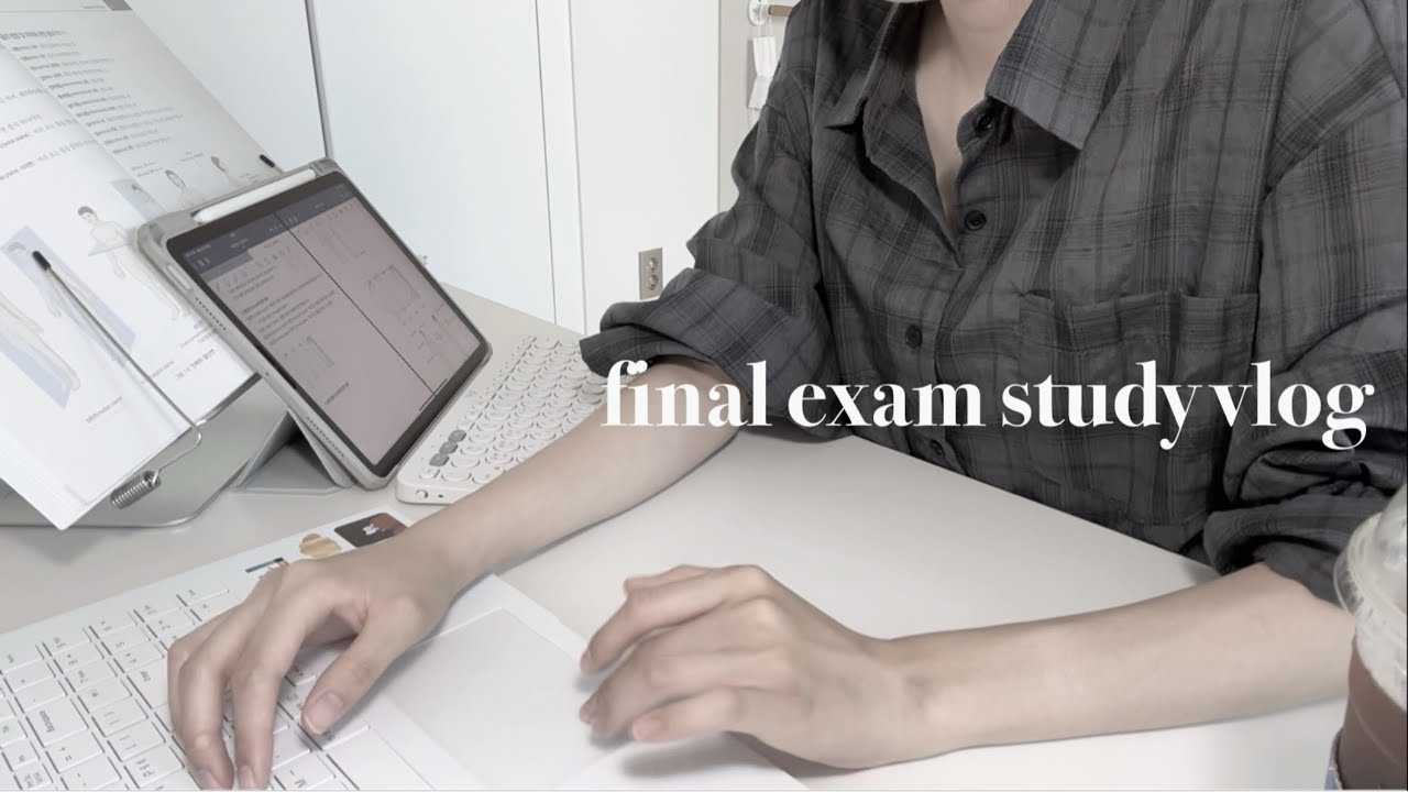 [VLOG] 5, 6월 시험기간, 과제 제출하고 기말고사 벼락치기 공부하는 대학생 공부 브이로그 | 기말고사. 노트필기방법. 벼락치기. 운전면허. 무채색