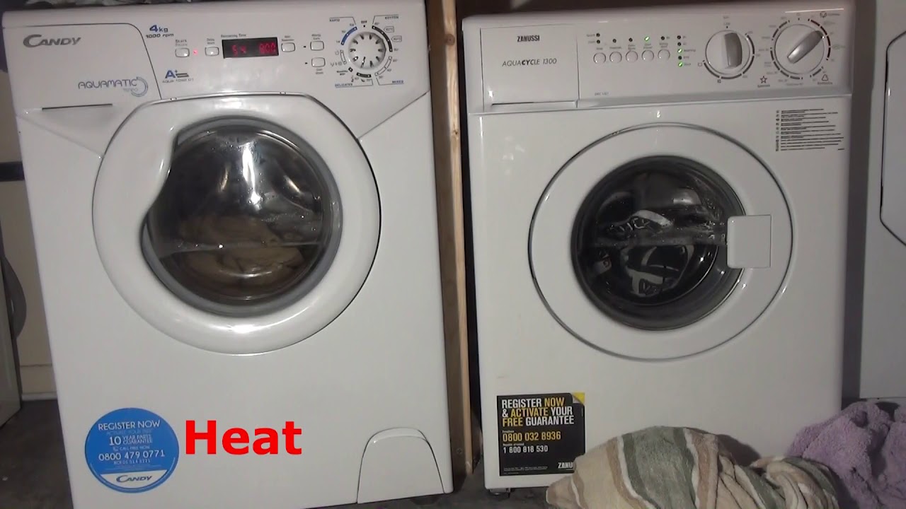 Wash race No.205 : Candy compact vs Zanussi compact - wool race