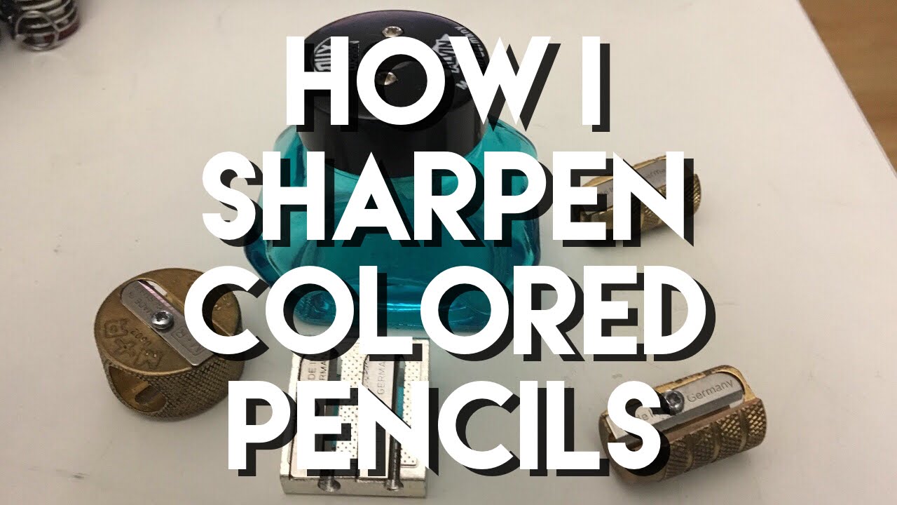 How to sharpen Prismacolor pencils 