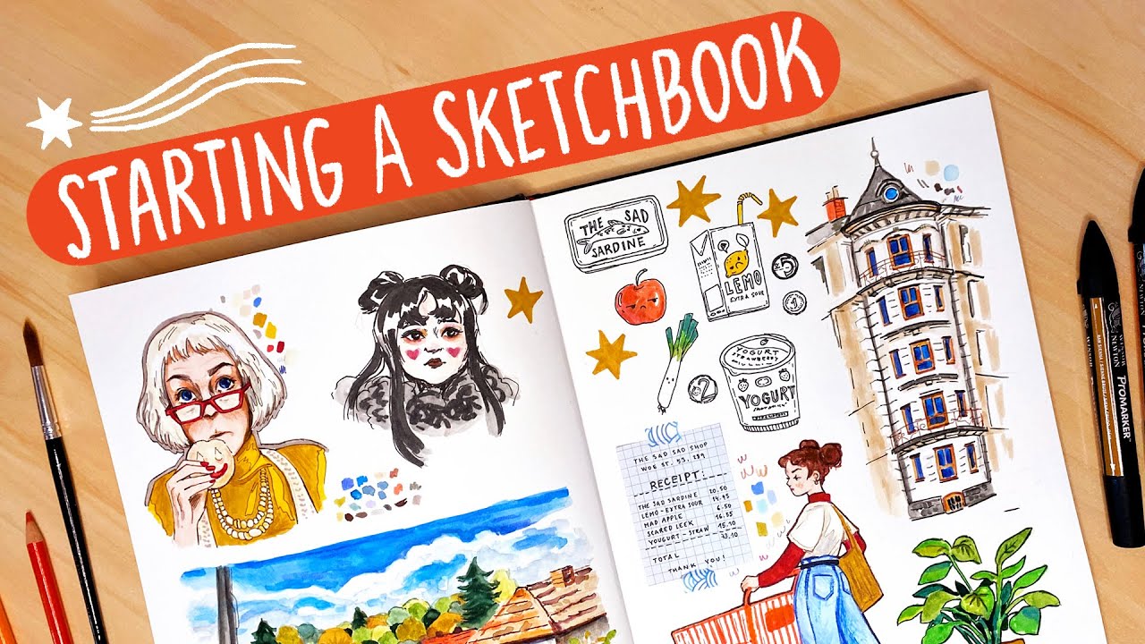 Sketchbook Drawing Techniques for Beginners | Sketchbook Drawing  Techniques for Beginners (lobonleal)