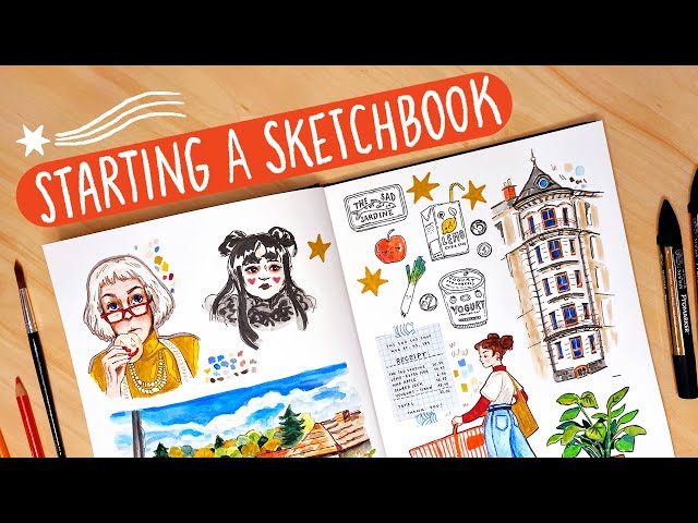 Tips on starting a new SKETCHBOOK ✦ let's draw together! 