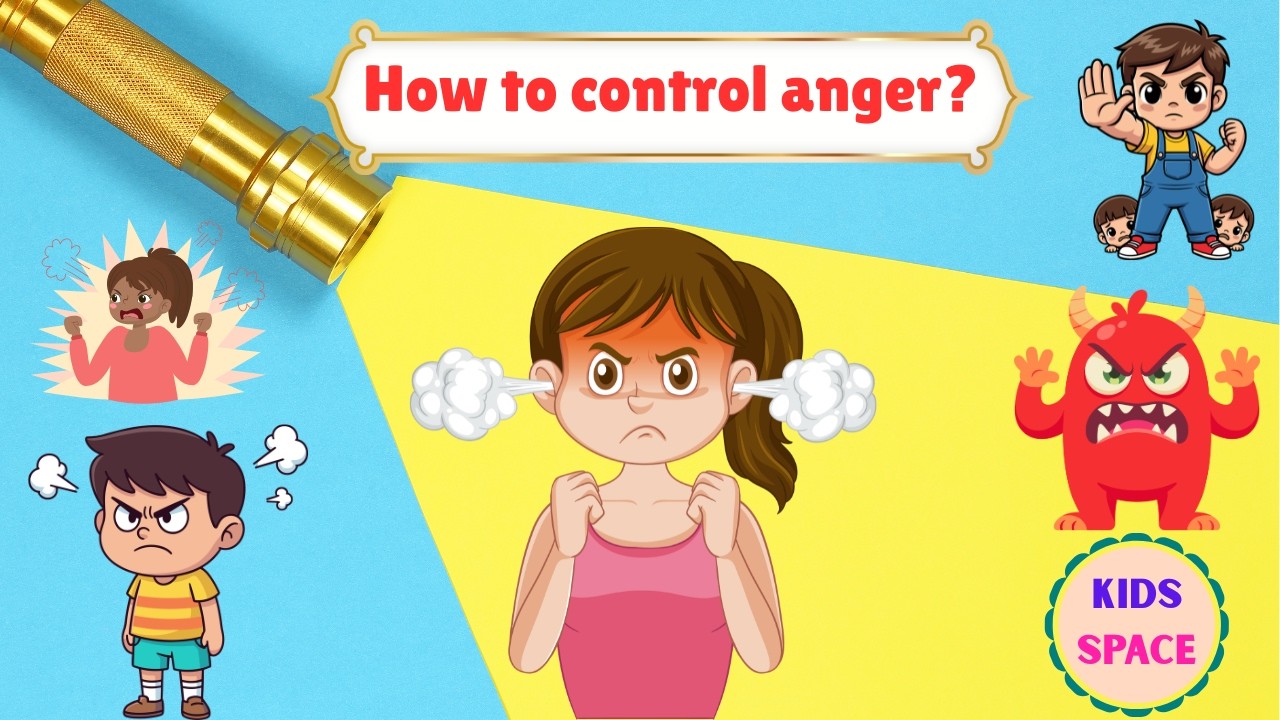 How to Control Your Anger!Video for kids on how to handle anger?What to do when we feel angry?#kids