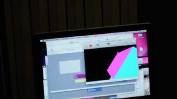 First Test with KINECT and Quartz Composer