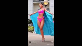 Así destacó Bianca Miranda en la competencia preliminar del Miss Earth Puerto Rico 2024