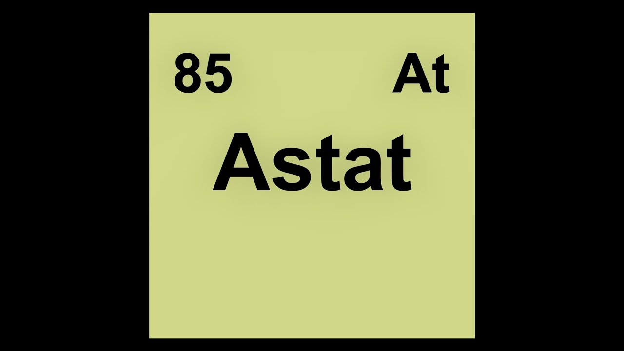 85 [At] Astat (Astatine) - YouTube