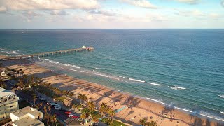 Surfing, Sunsets & Seafood Exploring Deerfield Beachs Hidden Gem 4K - Music By Boarkeeper