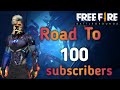 Free fire live in telugu  playing with subscribers road to 100 subs