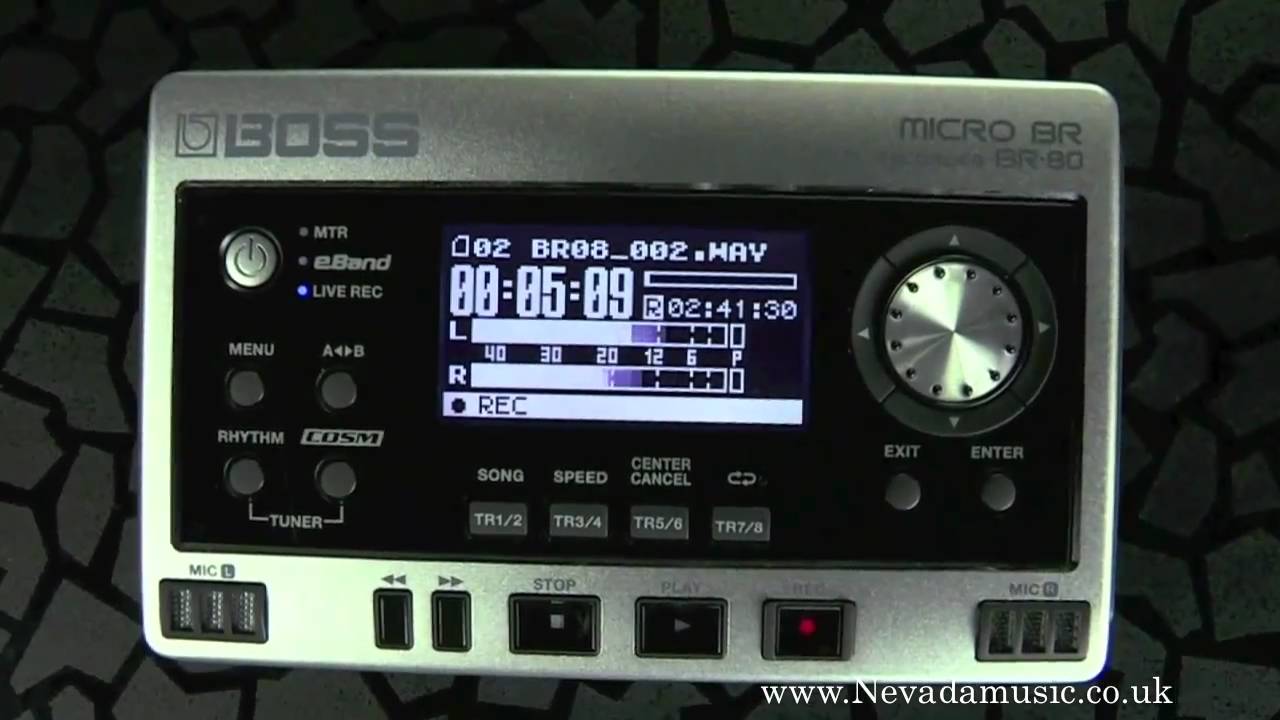 Boss Micro Br 80 Digital Recorder Youtube