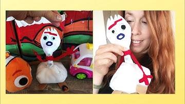 DIY Toy Story 4 Forky Plush/Puppet