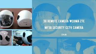 solephone.net - 3G remote camera WCDMA ZTE MF58 security CCTV camera