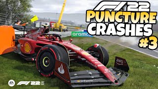 F1 22 PUNCTURE CRASHES #3