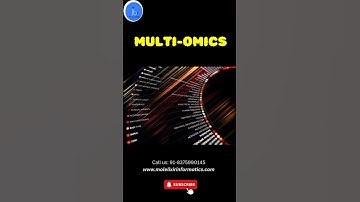 Multi-omics| What is Multiomics #omics #bioinformatics #biotechnology