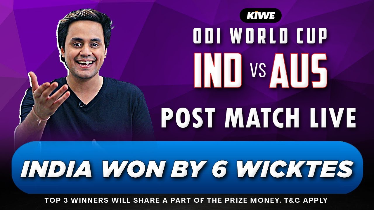 Post Match Live : India Vs Australia | World Cup 2023 | Virat kohli ...