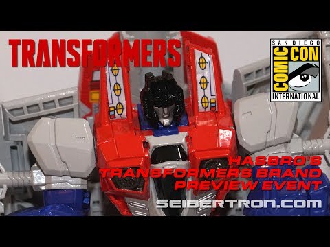 Transformers product reveals from Hasbro's Brand Preview Event at SDCC 2017