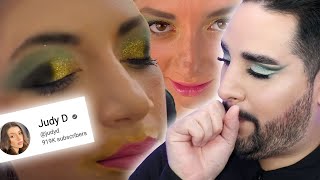 WORST REVIEWED MAKEUP ARTIST! Reacting to JUDY D!!