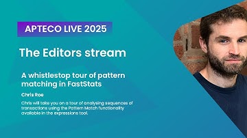 Apteco Live 2025 - Editors Stream: A whistlestop tour of pattern matching