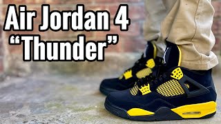 Air Jordan 4 “Thunder” 2023 Review & On Feet
