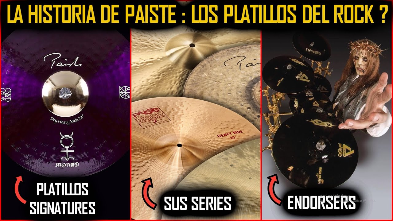 La Historia De Paiste : Los Platillos Del Rock? (Series - Endorsers) 🚨