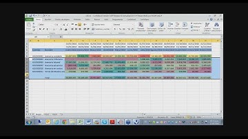 Software Contable ContaPyme  - ContaExcel Add In - Ejemplo Análisis de mov de cuentas