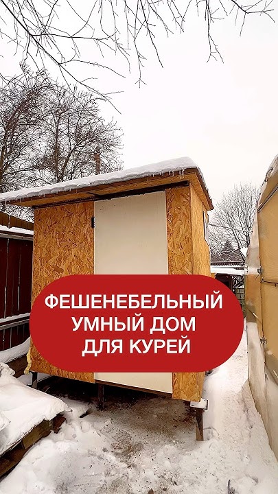 Умный курятник. Строили сами. - YouTube