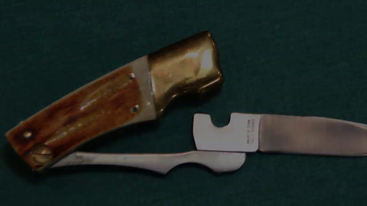 DOUBLE FOLDING FOLDING KNIFE PARKER CUTLERY CO. JAPAN YouTube