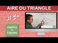 Calculer L Aire D Un Triangle Cinquième