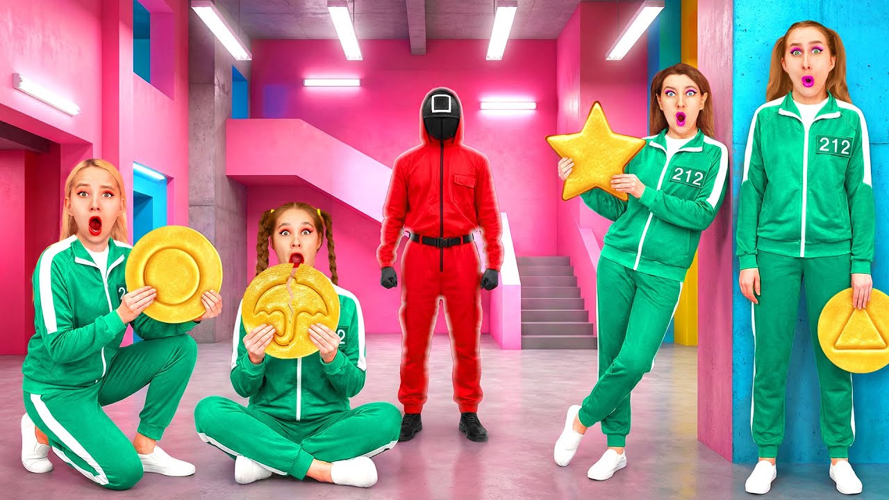 実生活の挑戦でイカゲームをプレイする 2 | イカゲームで勝利しよう DoDo Challenge