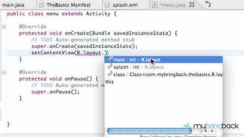 Android Tutorial : Setting up our Splash Activity