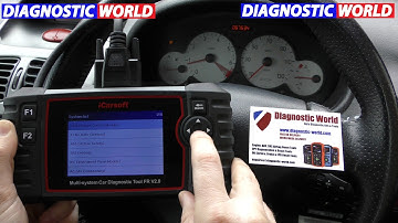 iCarsoft FR v2.0 Official Airbag Reset Demonstration Peugeot Citroen Renault Dacia