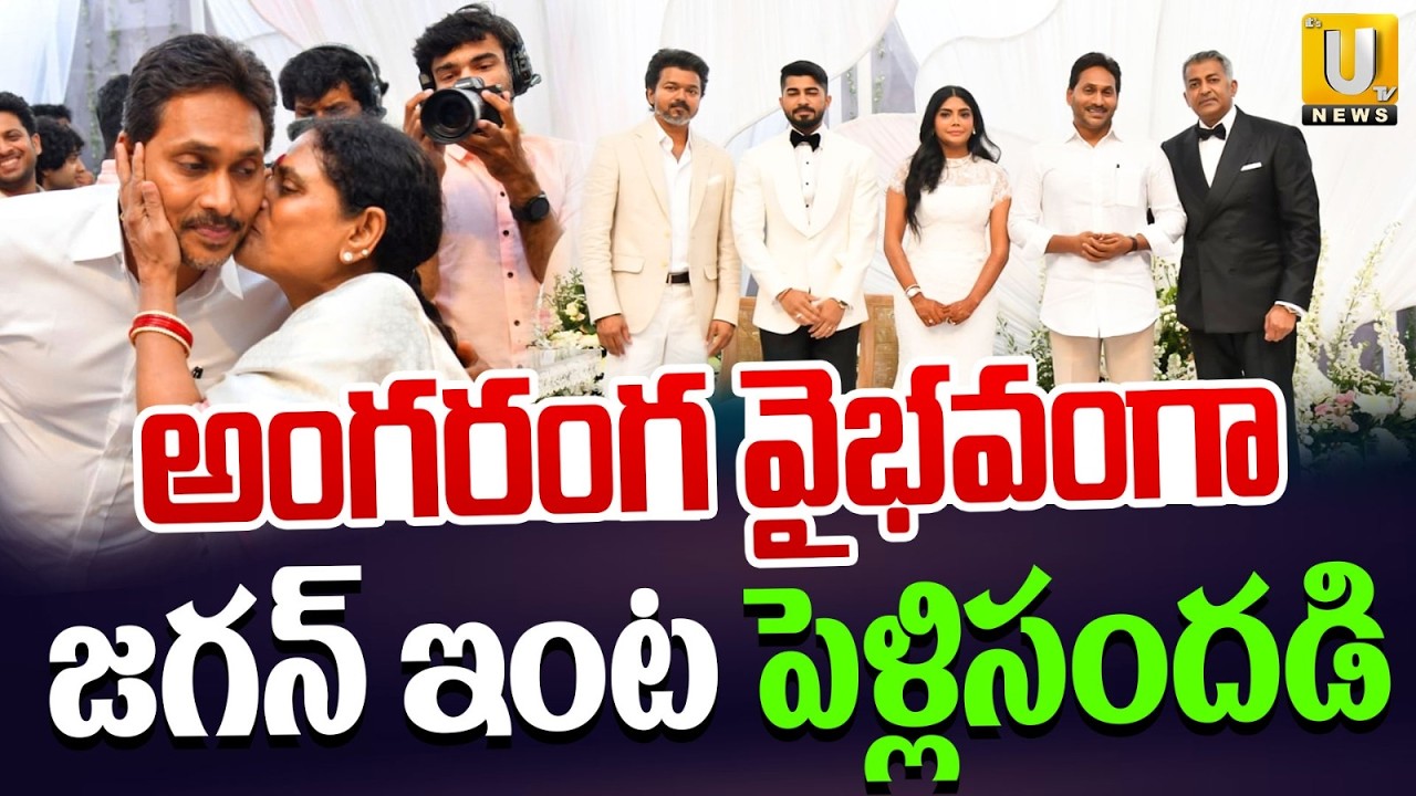 Film And Political Personalities met YS Jagan at YS Sunil Reddy Son's Wedding | TVK Vjay | CM Stalin