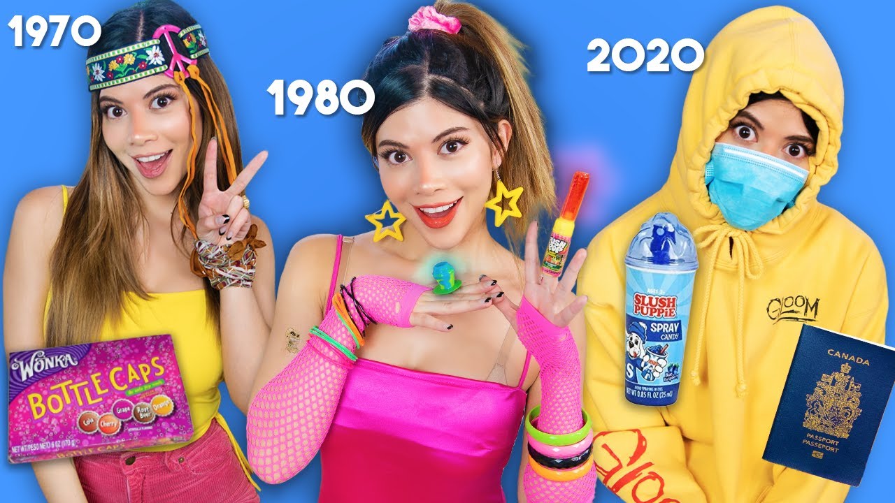 Candy Evolution Throughout History | 1960 To 2020