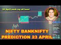 22 april work my all label  nifty banknifty prediction 23 april  full example 07 my setup