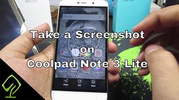 How to Take a Screenshot on Coolpad Note 3 Lite